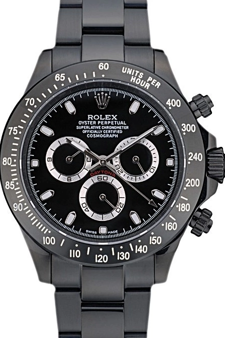Good Copy Rolex Watches Plated Black Ion Black Steel Black Tachymeter Stainless Daytona Strap 80247 Dial Rolex 0529